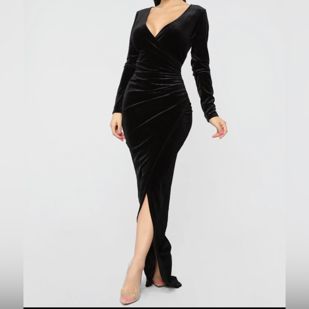 FashionNova Velvet Maxi.